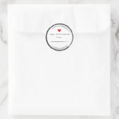 Happy Postcrossing postcard stickers (Tas)