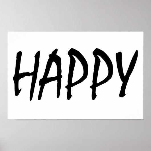 Happy Poster (Voorkant)