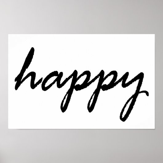 Happy Poster (Voorkant)