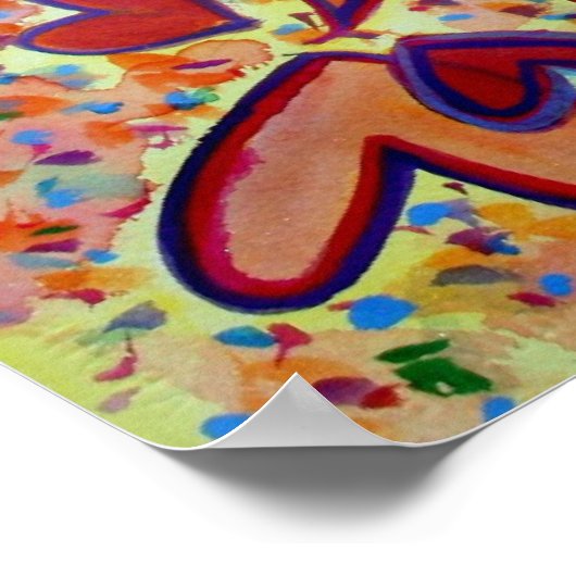 Happy Poster afdrukken (Hoek)