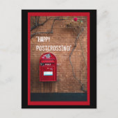 Happy Postkruising Red Mailbox Briefkaart (Voorkant)