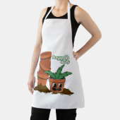 Happy Pot & Soil Garden Humor Dirt Happens Pun Schort (Insitu)