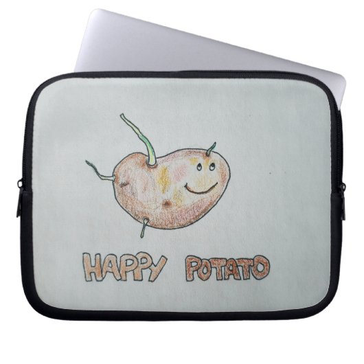 Happy Potato Electronics Bag Laptop Sleeve (Voorkant)
