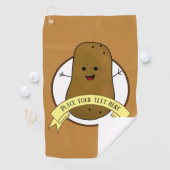 Happy Potato - Gepersonaliseerd Golfhanddoek (Insitu)