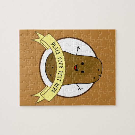 Happy Potato - Gepersonaliseerd Legpuzzel (Horizontaal)