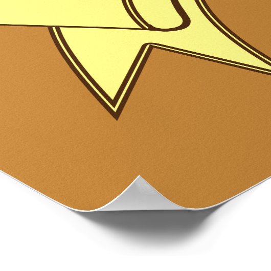 Happy Potato - Gepersonaliseerd Poster (Hoek)