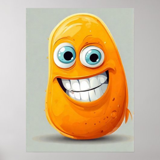 Happy Potato Head Poster (Voorkant)