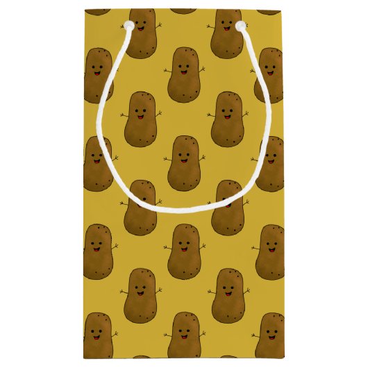 Happy Potato Klein Cadeauzakje (Achterkant)