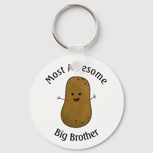 Happy Potato meest Geweldige Big Brother Sleutelhanger (Voorkant)