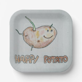 Happy Potato Paper-Bord Papieren Bordje