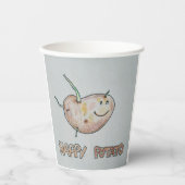 Happy Potato Paper cup Papieren Bekers (Voorkant)