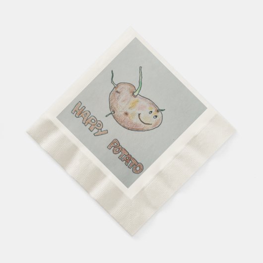 Happy Potato Paper servet (Hoek)