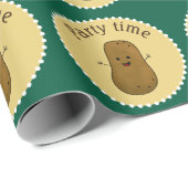 Happy Potato Party-tijd Cadeaupapier (Rol Hoek)