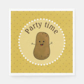 Happy Potato Party-tijd Servetten (Voorkant)
