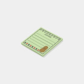 Happy Potato Schema Groen Post-it® Notes (Schuin)