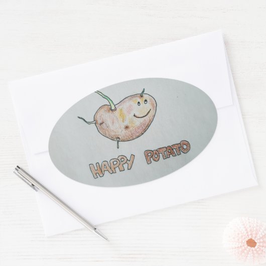 Happy Potato Sticker (Envelop)