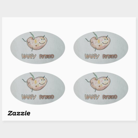 Happy Potato Sticker (Vel)