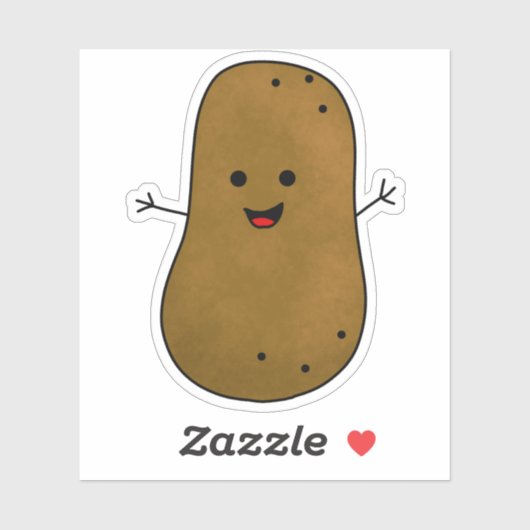 Happy Potato Sticker (Vel)