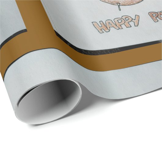 Happy Potato Wrapping Paper Cadeaupapier (Rol Hoek)