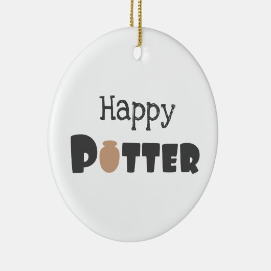 Happy Potter Keramisch Ornament (Rechts)