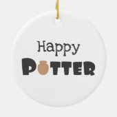 Happy Potter Keramisch Ornament (Achterkant)