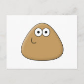 Happy Pou - Briefkaart horizontaal (Voorkant)