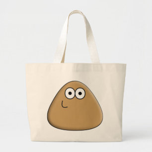 Happy Pou - Hand Bag Grote Tote Bag