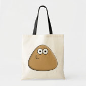 Happy Pou - herbruikbaar Tas Cloth Bag (Voorkant)
