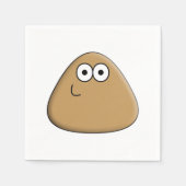 Happy Pou - Napkin Servet (Voorkant)