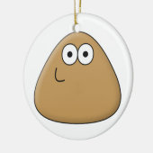 Happy Pou - Ronde Ornament (Links)