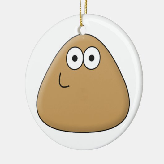 Happy Pou - Ronde Ornament (Links)