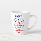 Happy President day aangepaste monogram koffie Mok (Rechts)