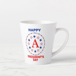 Happy President day aangepaste monogram koffie Mok