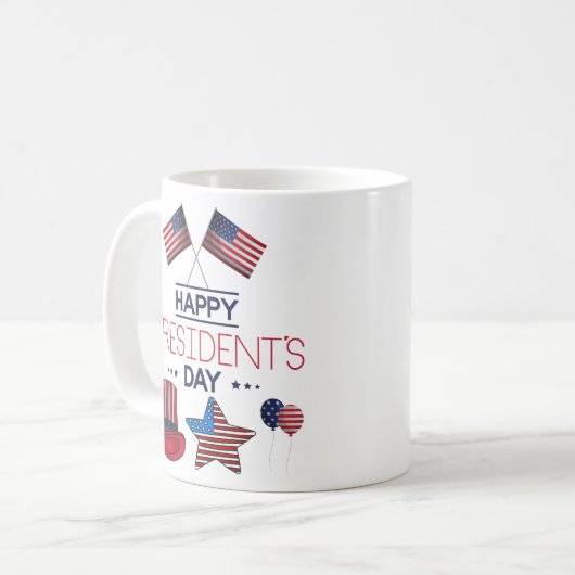 Happy President Day Koffiemok (Voorkant links)