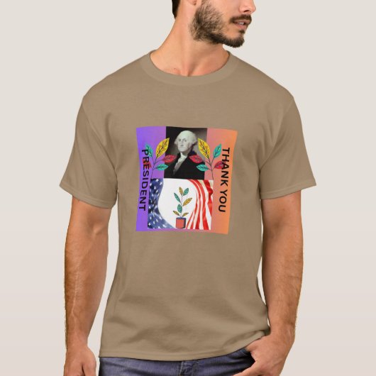HAPPY PRESIDENT DAY OF THE AMERICA T-SHIRT (Voorkant)