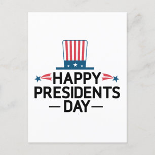 Happy President Day Patriotic Flag Briefkaart
