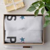 Happy President Day Patriotic Flag Pet Tissuepapier (Geschenk)