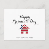 Happy President Day Real Estate House Briefkaart (Voorkant)