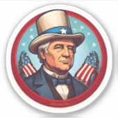 Happy President Day Sticker (Voorkant)