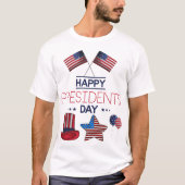 Happy President Day T-shirt (Voorkant)