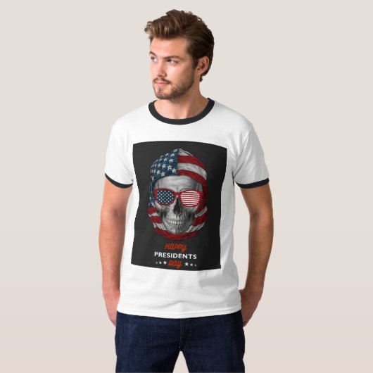 Happy President Day T-shirt (Voorkant volledig)