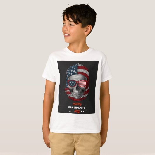 Happy President Day T-shirt (Voorkant volledig)