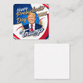 Happy presidenten Day 2025 Notitiekaartje (Voorkant / Achterkant)