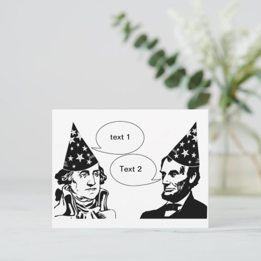 Happy Presidenten Day Briefkaart (Staand voorkant)