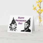 Happy Presidenten Day Kaart (Gele Bloem)