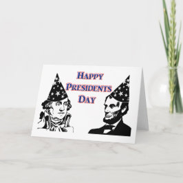 Happy Presidenten Day Kaart