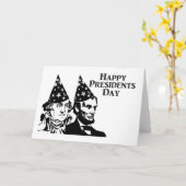 Happy Presidenten Day Kaart (Gele Bloem)