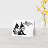 Happy Presidenten Day Kaart (Gele Bloem)