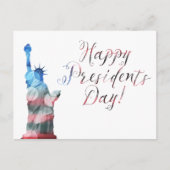 Happy Presidenten Day liberty bokeh Briefkaart (Voorkant)