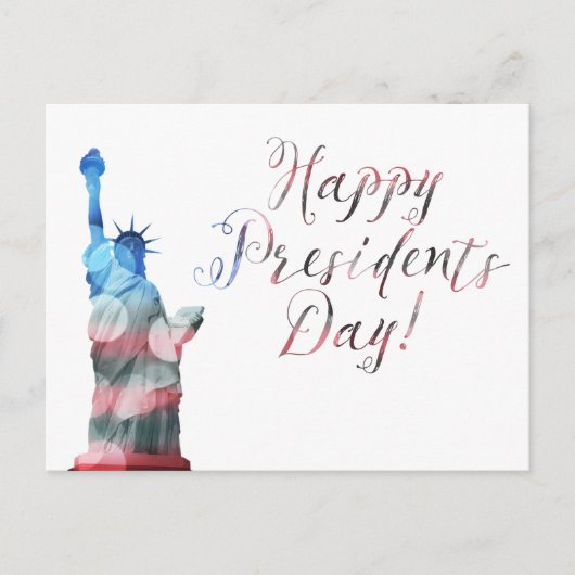 Happy Presidenten Day liberty bokeh Briefkaart (Voorkant)